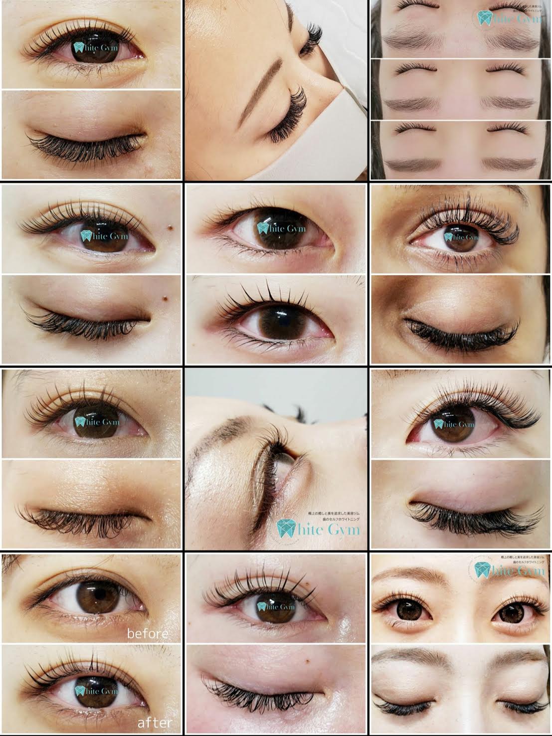 豊富なeyelashメニュー☆